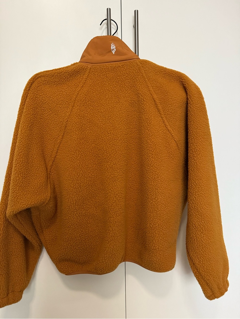 Free People | Hit The Slopes Fleece Russet Orange XS - Picture 4 of 5